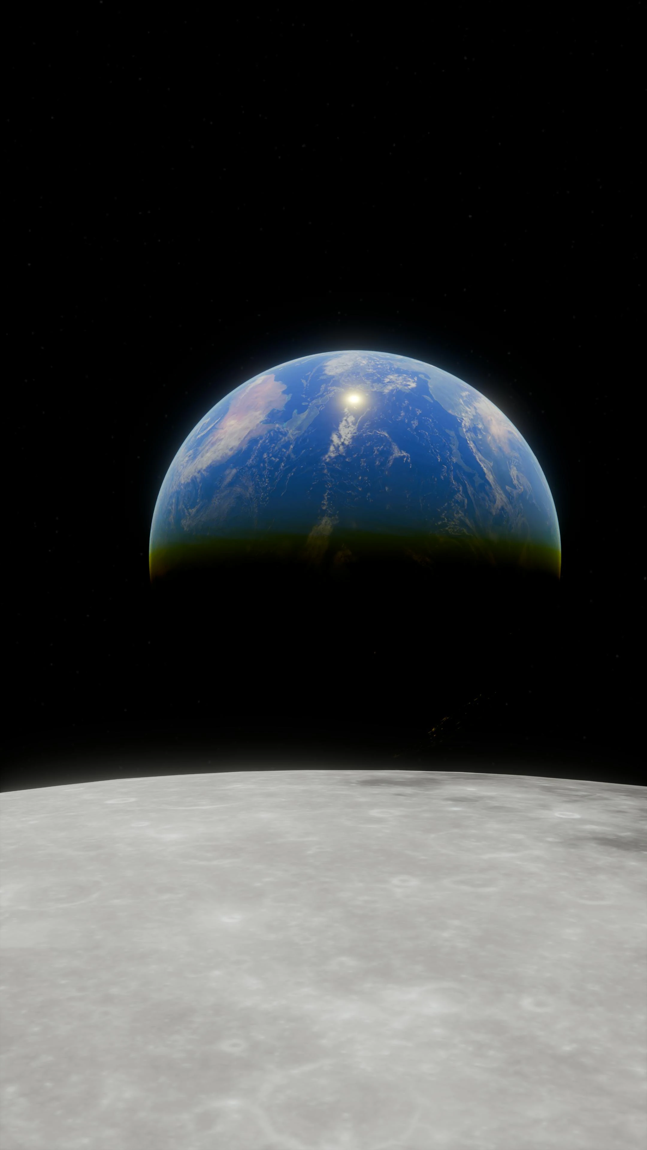 Earthrise - La Terra che sorge sopra la superficie lunare