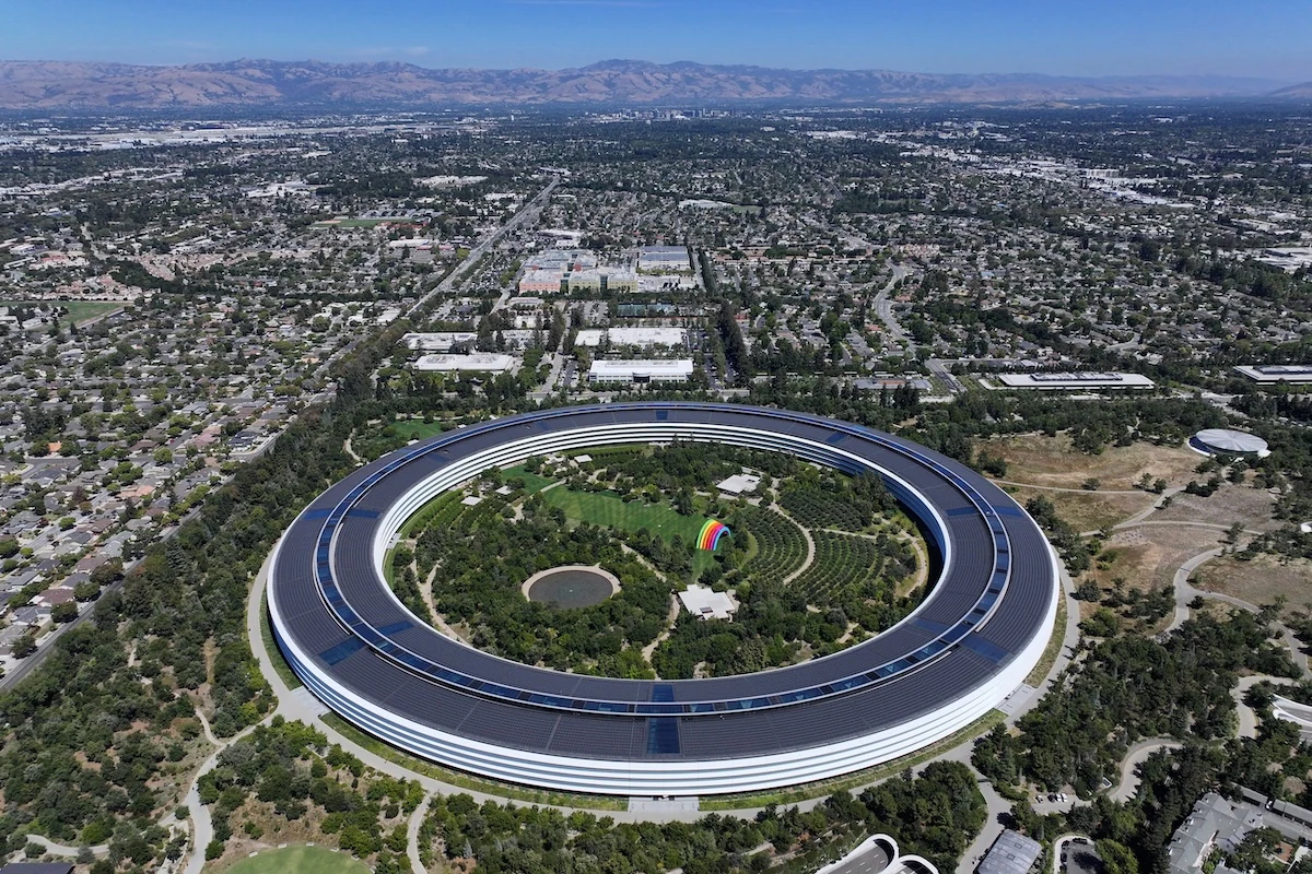 La sede di Apple ad Apple Park, Cupertino