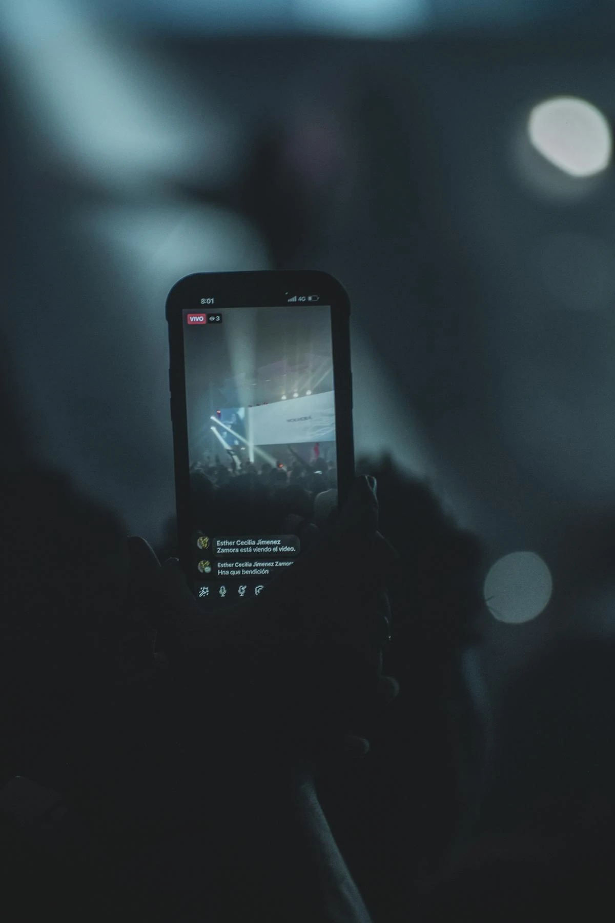 Concerto registrato con smartphone