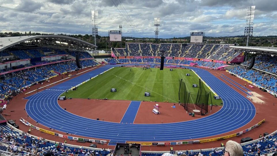 L'Alexander Stadium di Birmingham, sede degli Europei di atletica 2026
