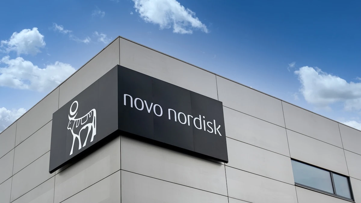 Sede e logo della multinazionale farmaceutica Novo Nordisk