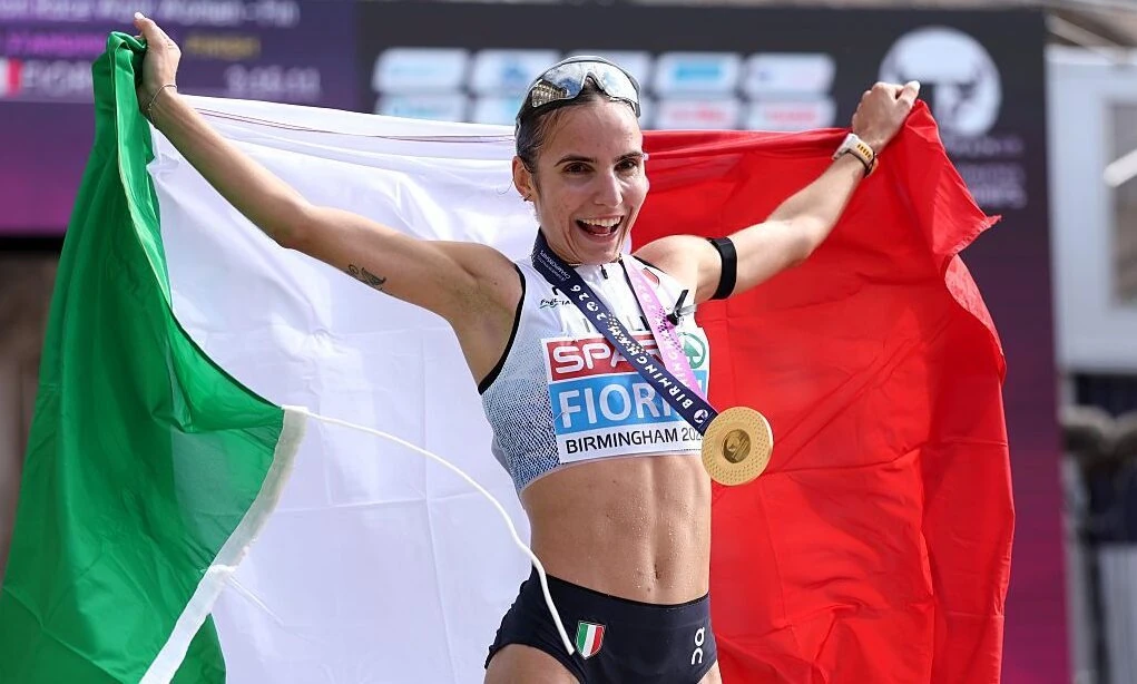 Sofia Fiorini campionessa d'Europa nella maratona di marcia