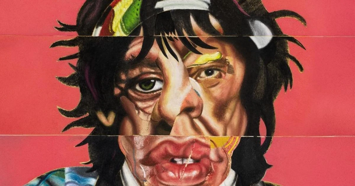 Artwork surreale legato a Foreign Tongues dei Rolling Stones