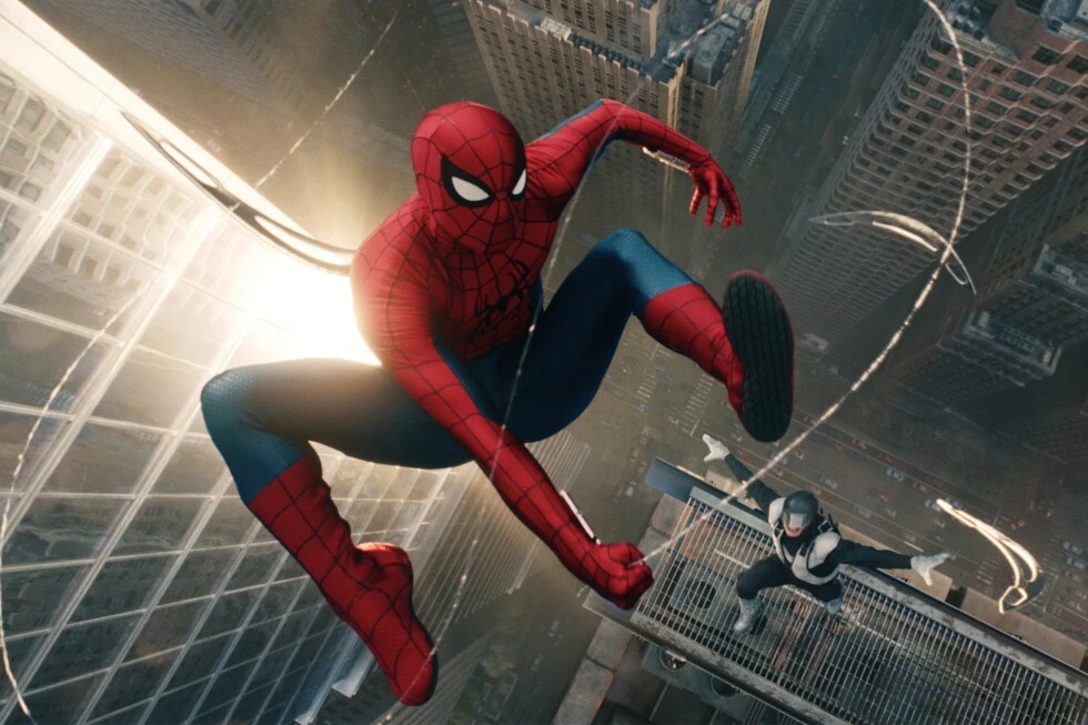 Spider-Man in una scena promozionale usata da AP per la stagione cinematografica estiva 2026