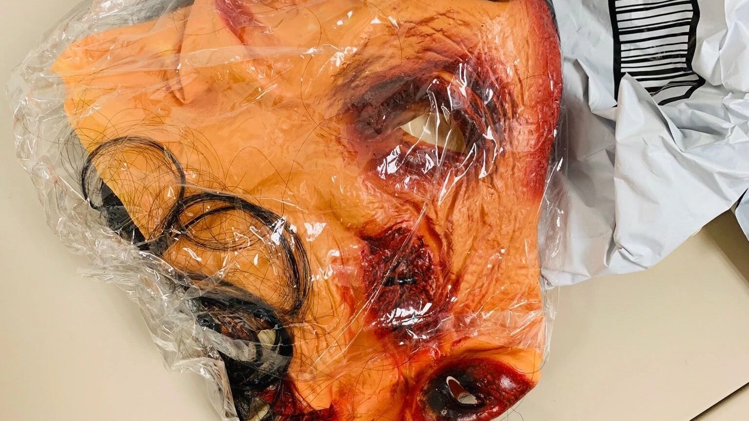 La maschera di maiale insanguinata spedita ai coniugi Steiner